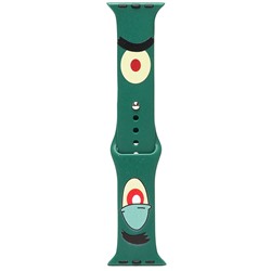 Ремешок - ApW01 Apple Watch 38/40/41мм силикон (006) (green)