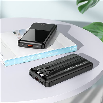 Внешний аккумулятор Hoco Q9 Pro PD QC 10000mAh USB Type-C/Lightning/USB/Type-C/Lightning (black)