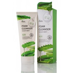 Ekel Пенка для умывания с экстрактом алоэ - Aloe foam cleanser, 180мл