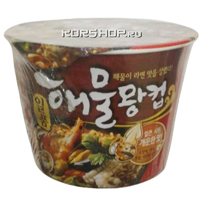 Лапша быстрого приготовления «Хемуль рамён» со вкусом морепродуктов, Корея, 110 г Акция