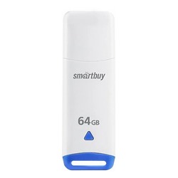 Флэш накопитель USB 64 Гб Smart Buy Easy (white)