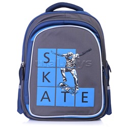 Рюкзак школьный "Скейт трюк" (29х38.5х13.5 см, полиэстер, высокая печать, 2 отделения)