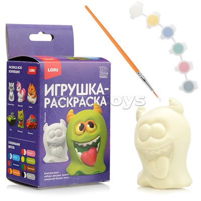 Игрушка-раскраска "Монстрик" 3D Art.