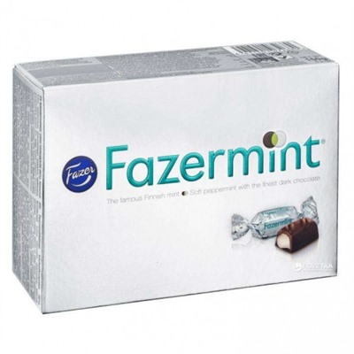 Шоколадные конфеты Fazer (Fazermint) с мятной начинкой 150 гр