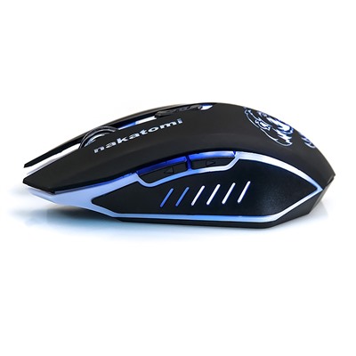 Мышь оптическая беспроводная Nakatomi Gaming mouse MROG-15UR RF, игровая