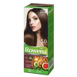 Rowena soft silk Cтойкая крем-краска для волос тон 5.0 темно-русый