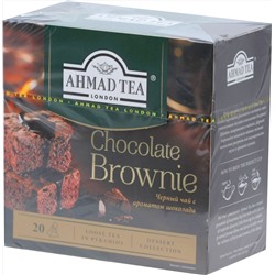 AHMAD TEA. Desserts Collection. Chocolate Brownie карт.пачка, 20 пирамидки