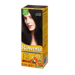 Рябина Рябина "Rowena" Стойкая крем-краска для волос "ROWENA", тон 5.0 Светло-коричневый