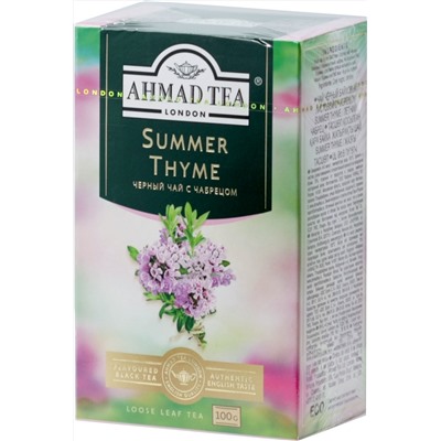 AHMAD TEA. Flavoured Collection. Summer Thyme 100 гр. карт.пачка