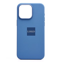 Чехол-накладка ORG Silicone Case SafeMag с анимацией для "Apple iPhone 15 Pro Max" (winter blue)