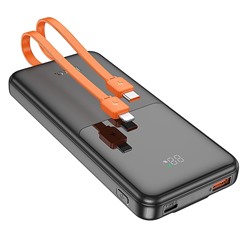 Внешний аккумулятор Hoco J119 PD QC 10000mAh Type-C/USB/Type-C/Lightning (black)