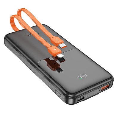 Внешний аккумулятор Hoco J119 PD QC 10000mAh Type-C/USB/Type-C/Lightning (black)