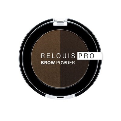 BROW POWDER Тени для бровей тон 03 DARK BROWN