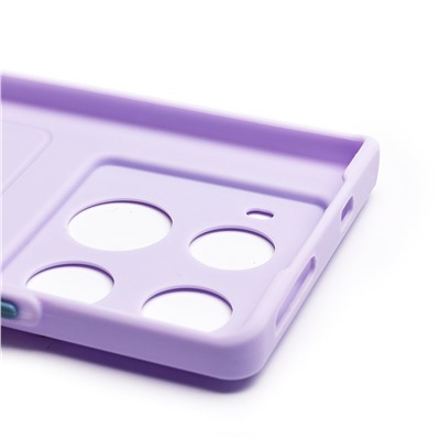 Чехол-накладка - SC337 с картхолдером для "Infinix Note 40 Pro+ 5G" (light violet) (230660)