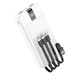 Внешний аккумулятор Borofone BJ20A 20000mAh Micro/USB/Type-C/USB*2/Type-C/Micro/Lightning (white)