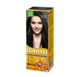 Рябина Рябина "Rowena" Стойкая крем-краска для волос "ROWENA", тон 3.0 Темно-коричневый