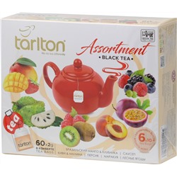 TARLTON. Ассорти. Black tea  карт.пачка, 60 пак.