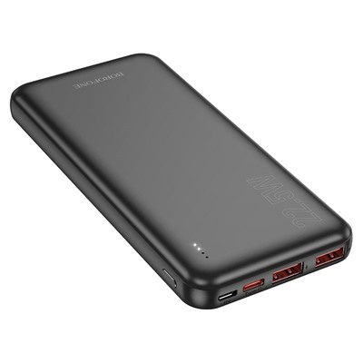 Внешний аккумулятор Borofone BJ38 22.5W+PD20W 10000mAh Micro/Type-C/2USB/Type-C (black)