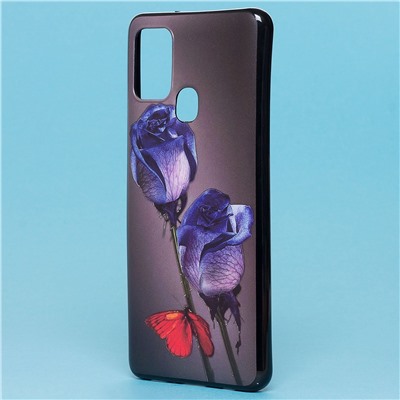 Чехол-накладка - SC185 для "Samsung SM-A217 Galaxy A21s" (006) (black/blue)