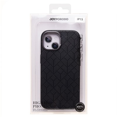 Чехол-накладка - SM089 SafeMag экокожа  для "Apple iPhone 15" (black)