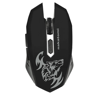 Мышь оптическая беспроводная Nakatomi Gaming mouse MROG-15U RF, игровая