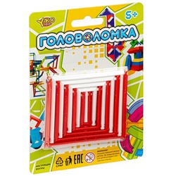 Игр. пласт. головоломка прямоуг. рамки, рус. упак. CRD 10,8х14,8 см., арт. M6237