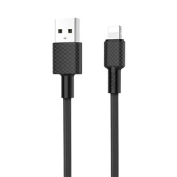 Кабель USB - Apple lightning Hoco X29 Superior  100см 2,4A  (black)