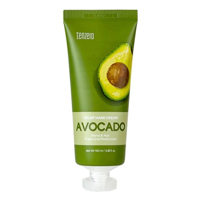 TENZERO Крем для рук с экстрактом авокадо - Relief Hand Cream Avocado, 100г