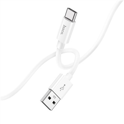 Кабель USB - Type-C Hoco X87 Magic  100см 3A  (white)