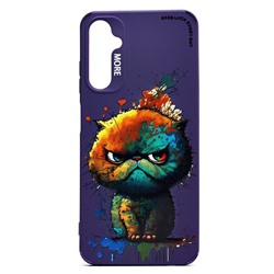 Чехол-накладка - SC335 для "Samsung Galaxy A05s"  (кот) (violet) (227948)
