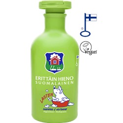 Детский шампунь и кондиционер для волос с ароматом зеленого яблока Erittäin Hieno Lasten 300 мл