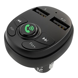 Автомобильный FM-трансмиттер Borofone BC26 10,5W 2USB (black)