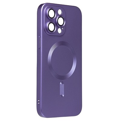 Чехол-накладка - SM020 Matte SafeMag для "Apple iPhone 14 Pro Max" (purple)