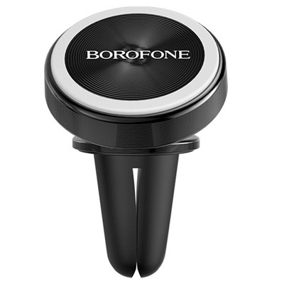 Держатель автомобильный Borofone магнитный BH6 (повр. уп.) в дефлектор (black/white)