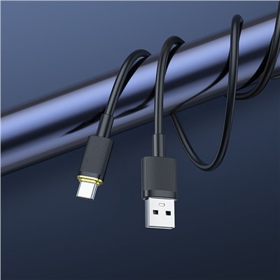 Кабель USB - Type-C Hoco U109   3A  (black)