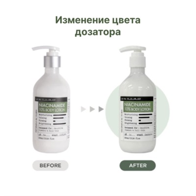 Derma Factory Гель для душа успокаивающий с ниацинамидом - Niacinamide 10% body wash, 300мл