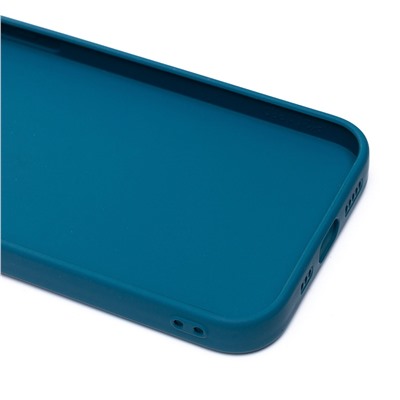 Чехол-накладка - PC084 экокожа для "Apple iPhone 12 Pro" (blue) (219654)