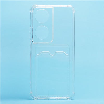 Чехол-накладка - SC338 с картхолдером для "Honor X7b" (transparent) (228893)