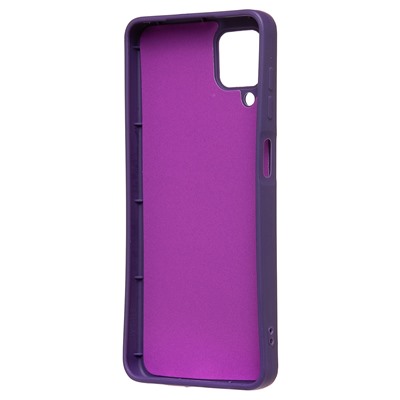 Чехол-накладка - SC335 для "Samsung Galaxy A12"  (кот) (violet) (227129)