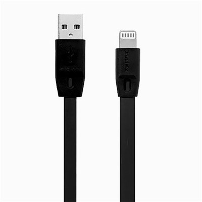 Кабель USB - Apple lightning Remax RC-001i Full Speed  100см 2,4A  (black)