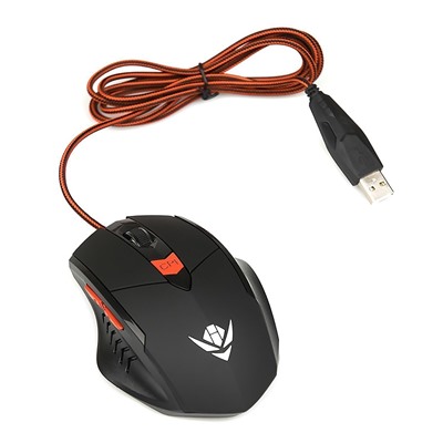 Мышь оптическая Nakatomi Gaming mouse MOG-11U (black) игровая