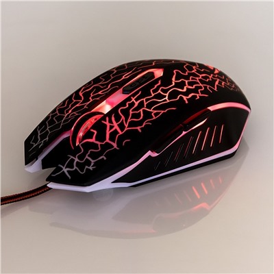 Мышь оптическая Nakatomi Gaming mouse MOG-15U игровая (повр.уп.) (black)