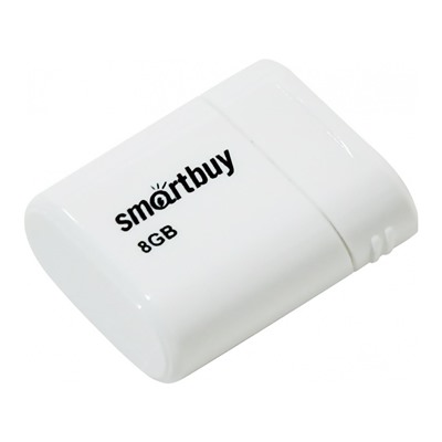 Флэш накопитель USB  8 Гб Smart Buy Lara (white)