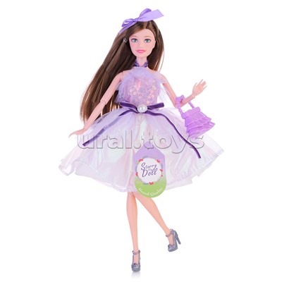 Кукла "Цветочная Фея"  с питомцем, подвижные руки и ноги, в коробке