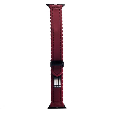 Ремешок - ApW37 Lace Apple Watch 42/44/45/49мм (wine)