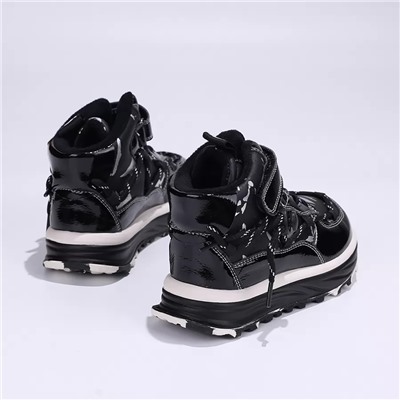Утепленные кроссовки Snoffy 20910 Black