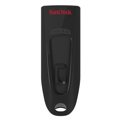 Флэш накопитель USB 128 Гб SanDisk Cruzer Ultra 3.0 (black)