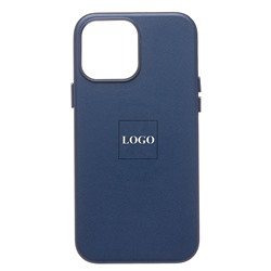 Чехол-накладка ORG SM002 экокожа SafeMag для "Apple iPhone 14 Pro Max" (pacific blue)