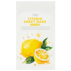 TENZERO Маска тканевая с витаминами - Vitamin Sheet Mask, 25мл