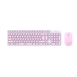 Беспроводной набор Smart Buy SBC-250288AG-WP мембранная клавиатура+мышь (pink/white)